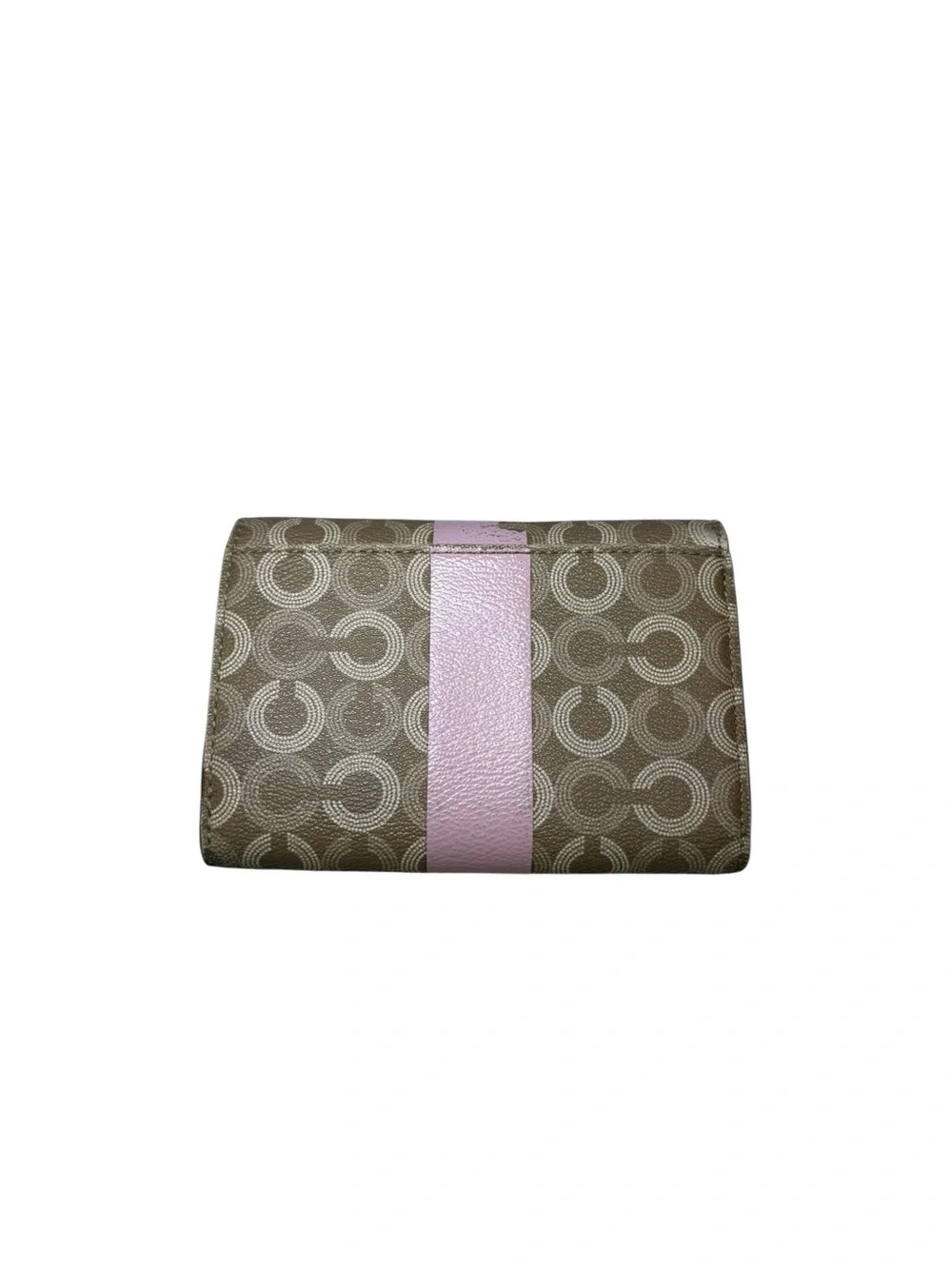 Vintage Y2K Coach Madison Dotted Op Art Trifold Wallet